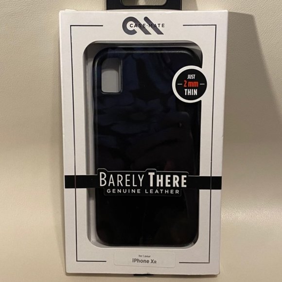 *NEW* Case-Mate Barely There Leather iPhone XR - Picture 4 of 4